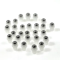 Bolas de rodillo de acero inoxidable de 50 piezas para botellas enrollables, reemplaza las tapas de rodillos con bolas de Metal, se adapta a botellas de 16mm