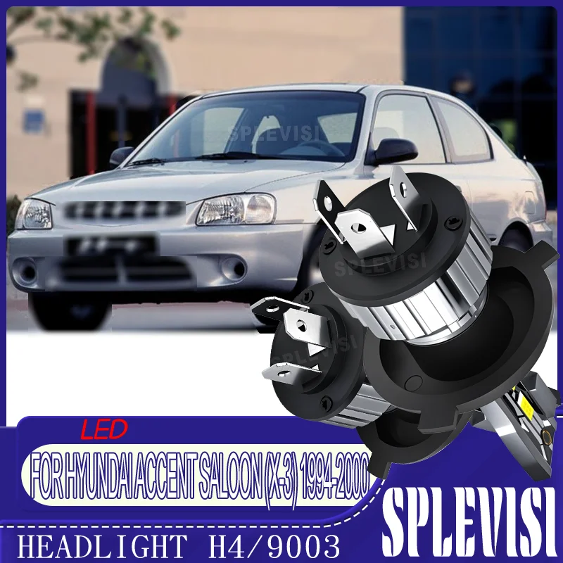 

Quick Installation High-Performance LED Headlight hi/low beam For Hyundai Accent Saloon (X-3) 1994 1995 1996 1997 1998 1999 2000