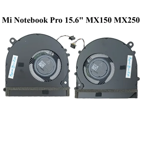 CPU GPU Cooling Fan For Xiaomi Mi Notebook Pro 15.6" MX150 MX250 MX350 181501-AD Computer Cooler Radiators ND55C05 ND75C07-19E14