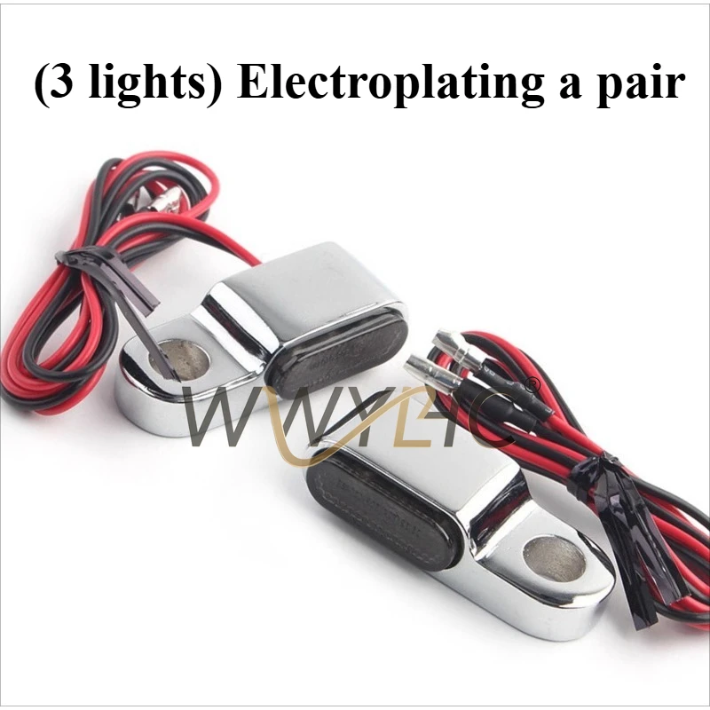 

Suitable for 883 1200 48 750 Street Fat Boy Breakthrough Road King Modified Handlebar Mini LED Turn Signal