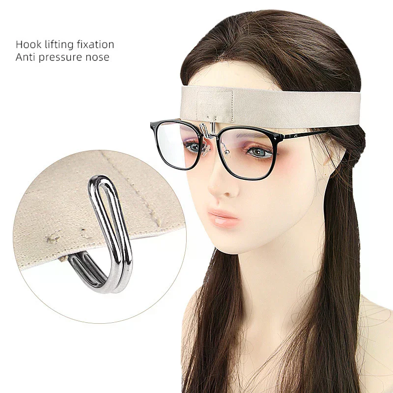 Protector Nasal Postquirúrgico para Gafas, Ayuda para la Recuperación de Rinoplastia y Septoplastia, Soporte Ajustable para Sujetar Gafas