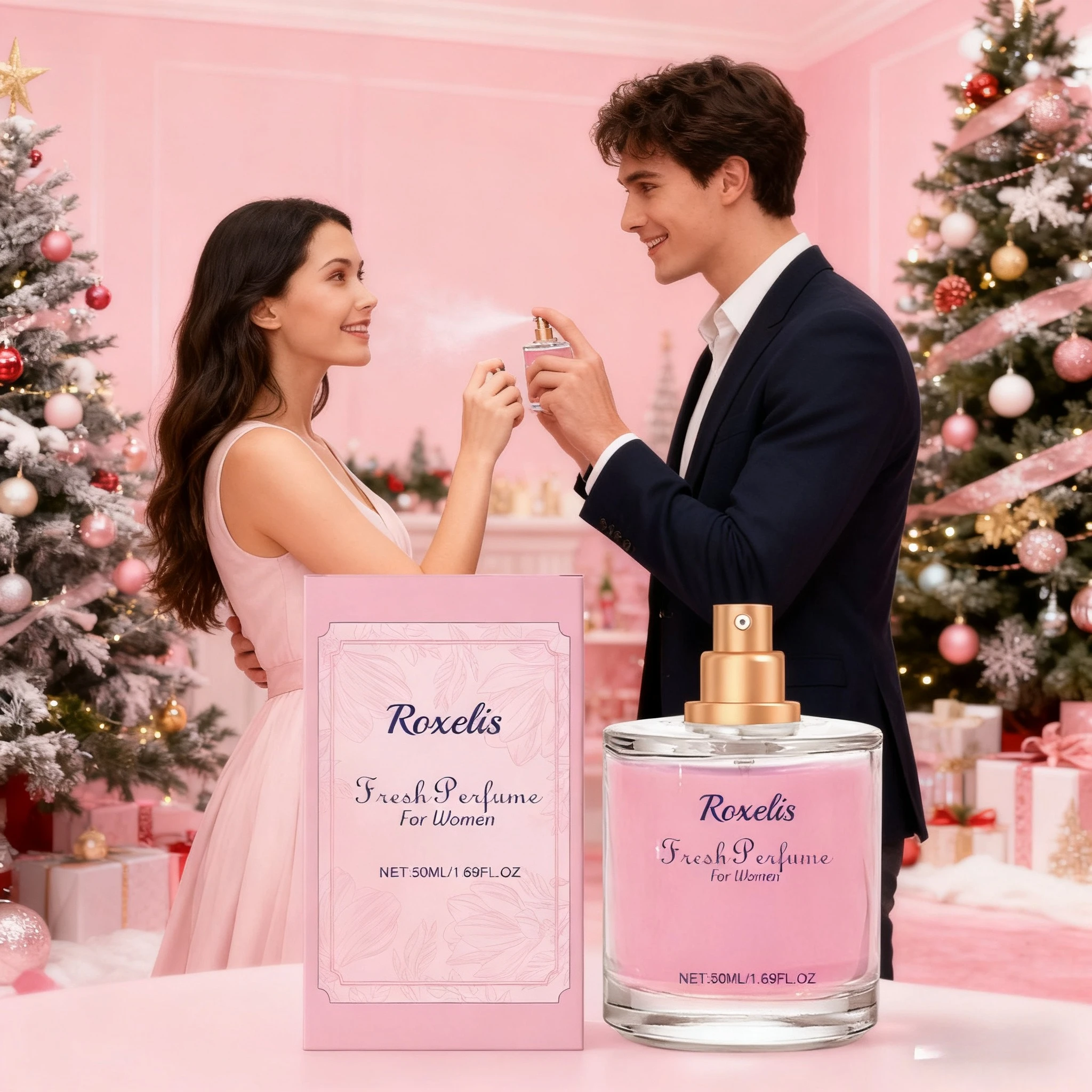 

Christmas Tuberose Charm Perfume – Fresh Fragrance Long-Lasting Natural and Delicate Notes, Exuding Charm Men and Women on Dates