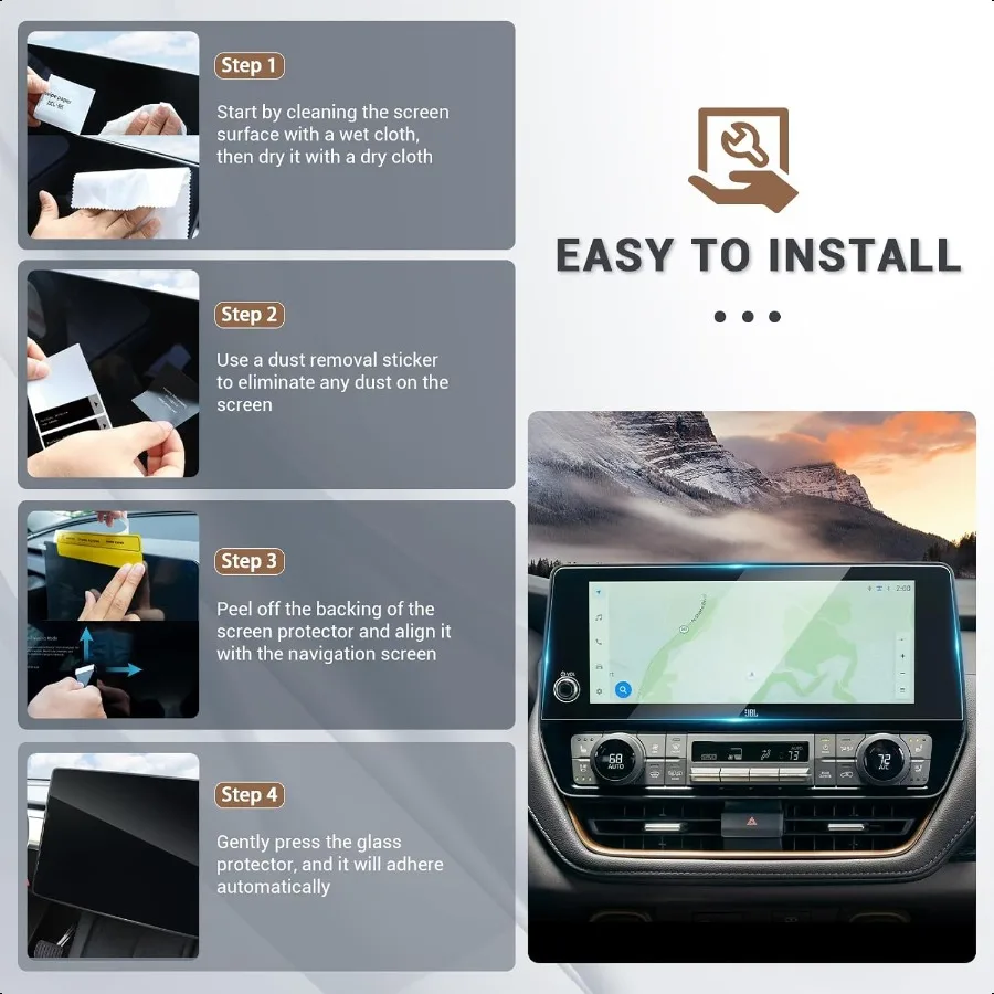 for 2024 Grand Highlander Accories Navigation Screen Protection for 2024  Grand Highlander Hybrid XLE Limited Platinum 12.3 Nav