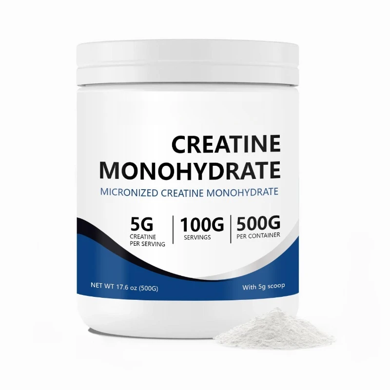 

Creatine Monohydrate Powder Micronized Unflavored 5g Scoop 500g Third-Party Tested GMO-Free Gluten-Free