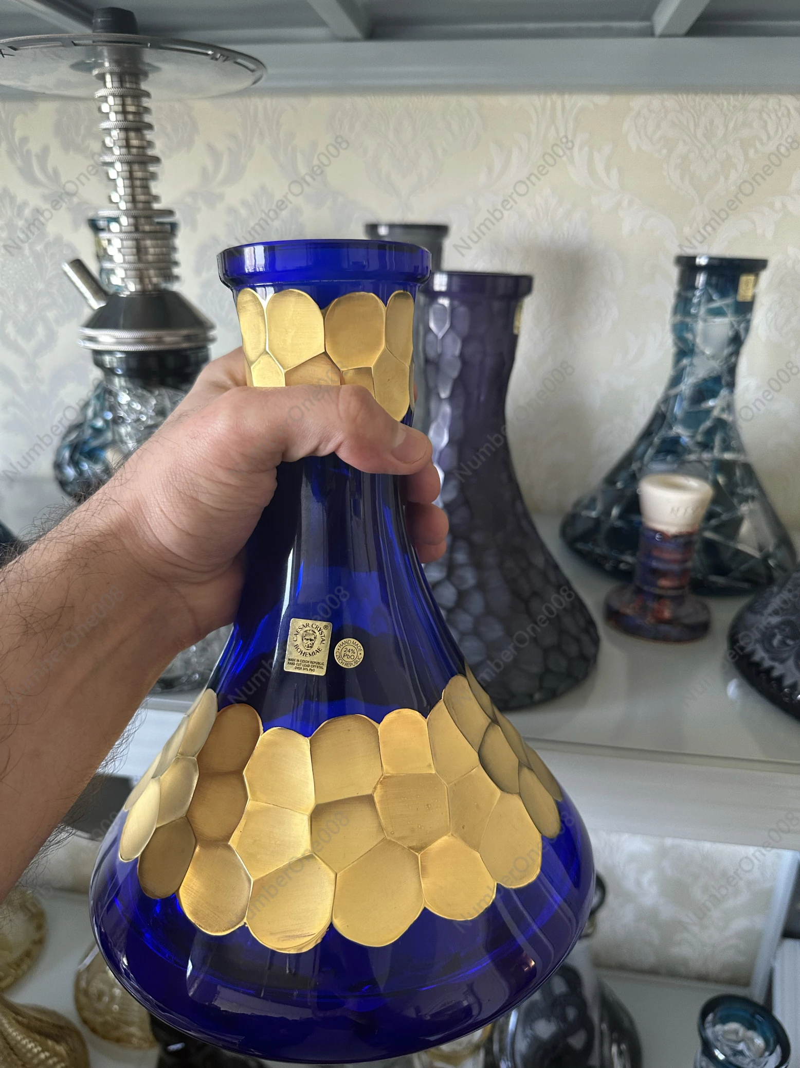 

Caesar Crystal Bottle Imported Hookah Bottle