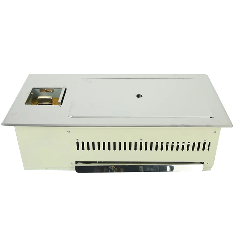 

Korean Restaurant LPG Gas BBQ Grill Embedded Stainless Steel LNG Nature Square Barbecue Gas Grill