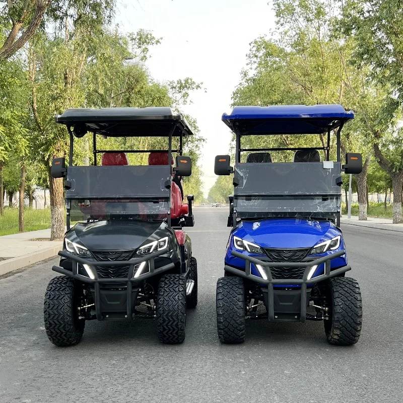 

High Quality Electric Golf Car Vehicle 60V 72V Lithium Battery 2/4/6 Seats Golf Carts with 4000w 5000w Go Karts Adults