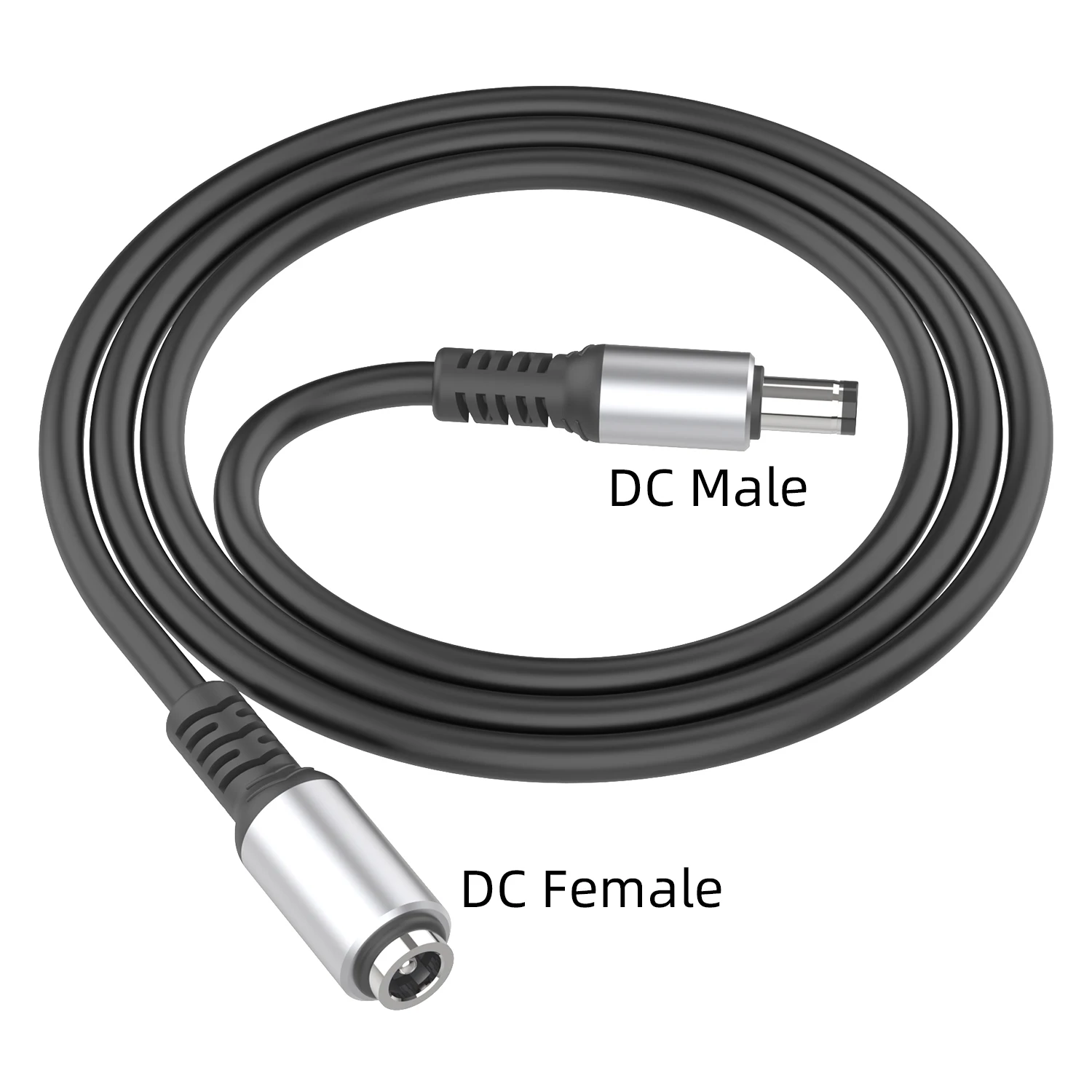 DC Power Extension Cable 5.5x2.1mm Female to DC Male Power Adapter Cord for IP Security Camera Surveillance CCTV LED Strip NVR