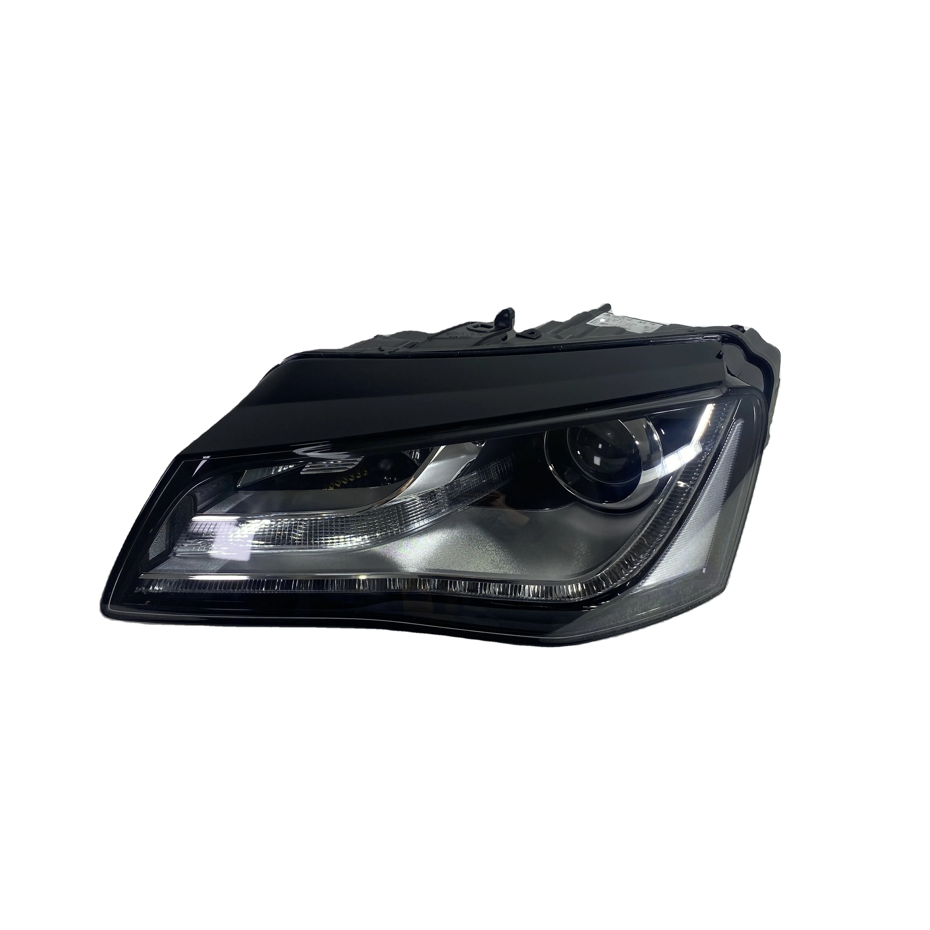 2012 ل A8 D4 السيارات سيارة المصابيح الأمامية عالية منخفضة شعاع زينون الغاز LED النهار تشغيل ضوء جديد البلاستيك 6000 كيلو درجة حرارة اللون
