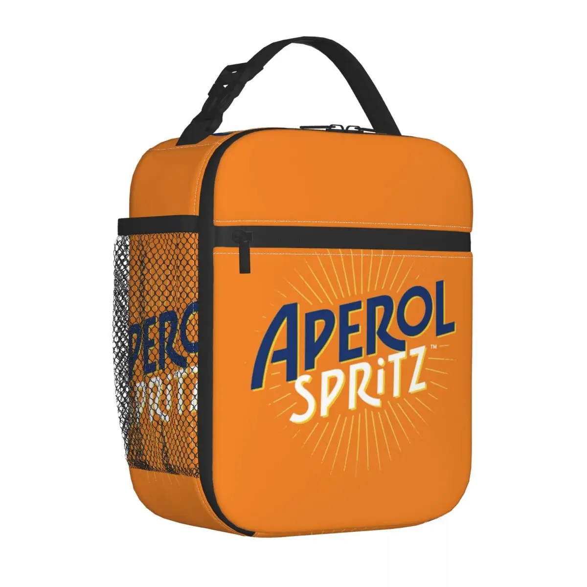 

Винтажный пищевой контейнер Aperols Spritz с логотипом Merch, изолированный Ланч-бокс для школы, портативный термо-охладитель, бэнто-бокс