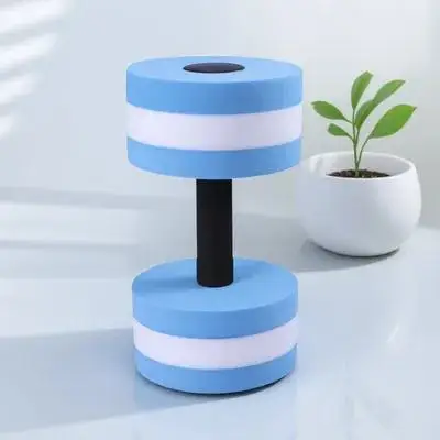 

1pc Foam Water Dumbbells Pool Exercise Aqua Aerobics Weights Buoyant Resistance Training Tools Floating Purple Eva Lightweight