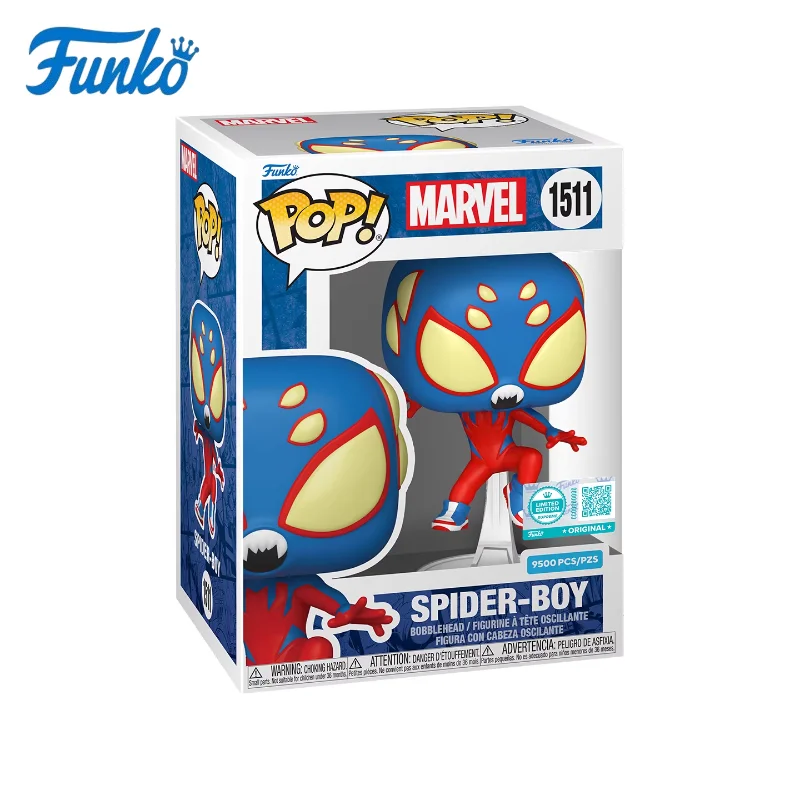 Funko POP Original Marvel Spider - Man: Comic Spider - Boy Global Limited Edition Peripheral Action Figure Ornament Doll Gift - Image 5