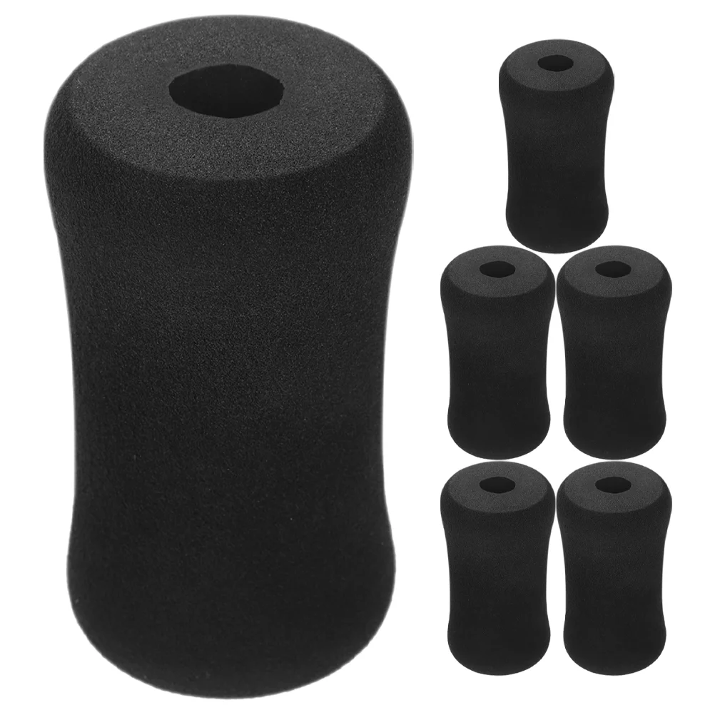 

6 Pcs Roller Sleeve Gym Replacement Parts Exercise Cover Foam Foot Pads Rollers Mats Fitness Foams Floor