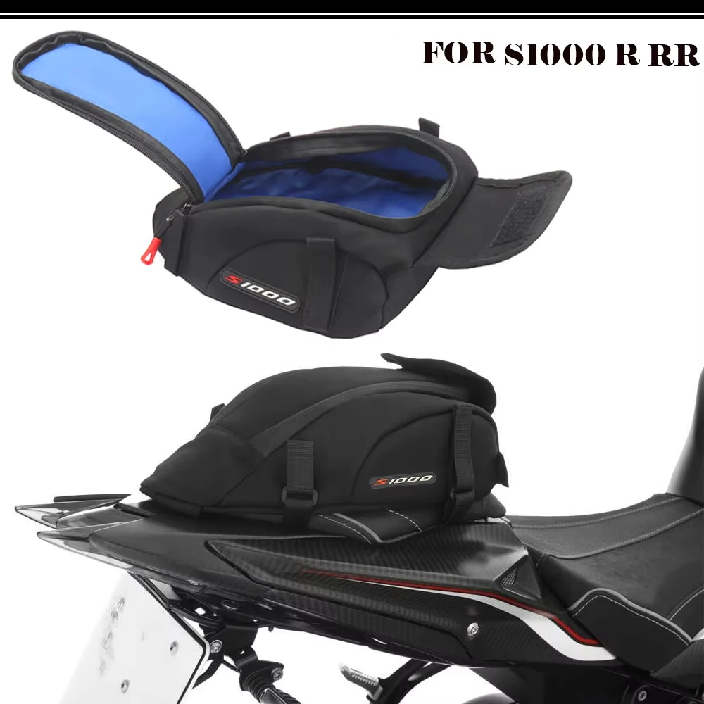 

For S1000RR HP4 S1000R M1000RR M1000R Motorcycle rear seat packaging bag storage bag, sports saddle bag, applicable