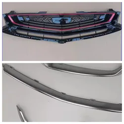 Car Mesh Grill Front Bumper Grille Mask Radiator Grille for Geely Coolray proton X50 Racing Grills