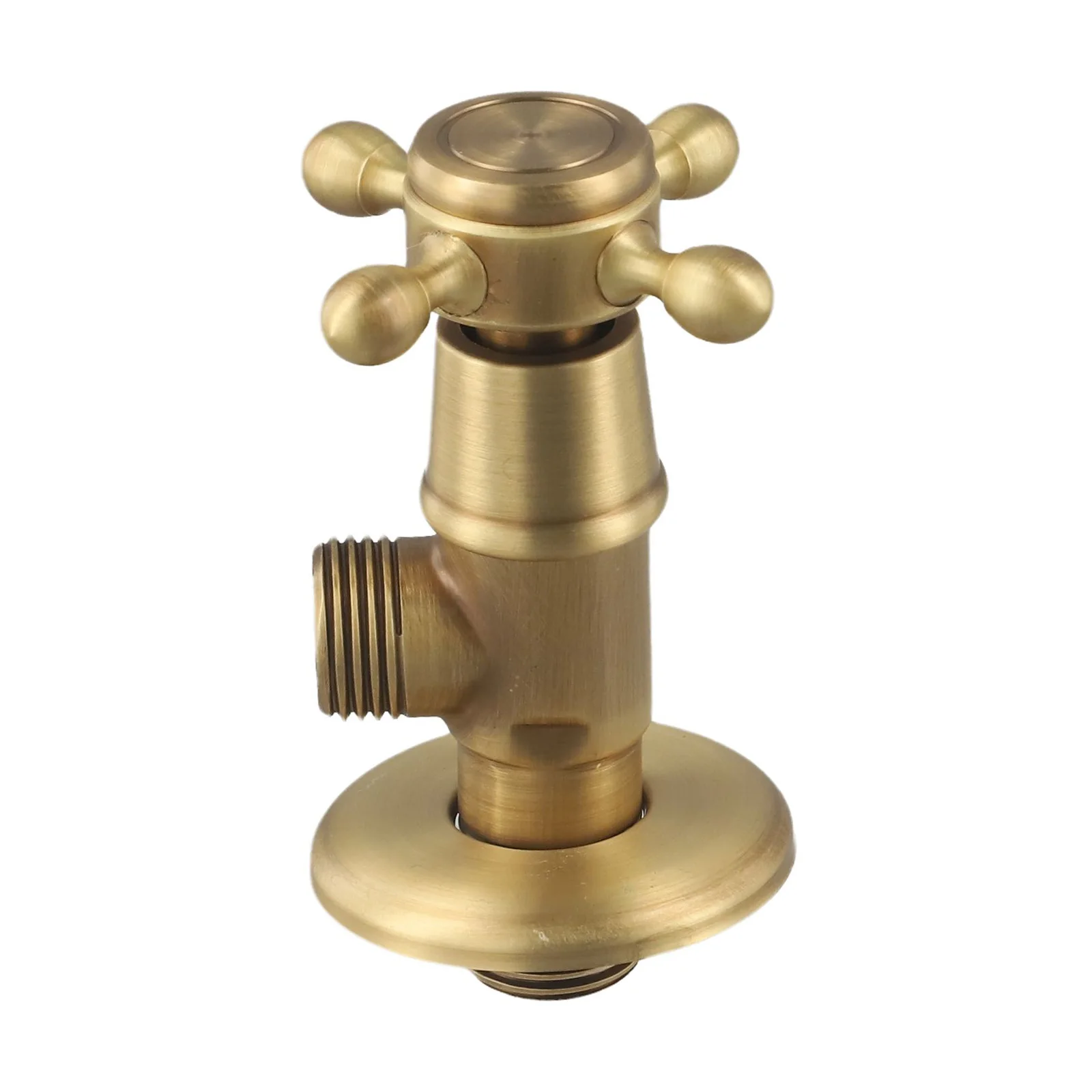 

Антикварный угловой кран европейского типа: простая установка, долговечность, подходит для любых помещений, красивый дизайн.