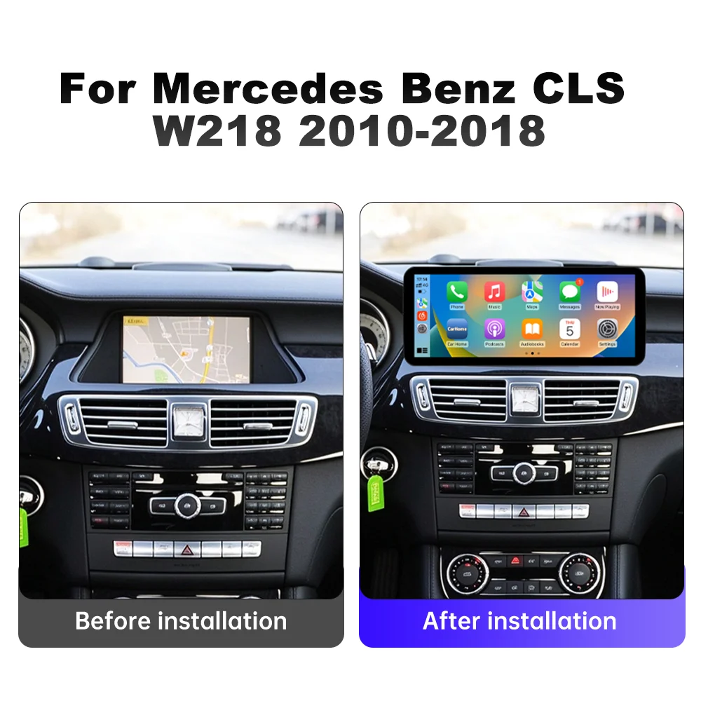 12.3Inch Navi for Mercedes Benz CLS W218 2010-2018 Car Radio Android 16 Multimedia Video Player HD Touch Screen Wireless Carplay