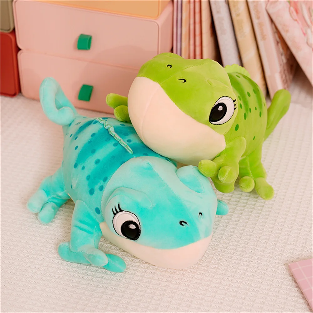 1PC 30cm Cartoon Echt Wie Eidechse Und Chamäleon Plüsch Spielzeug Kreative Simulation Tier Reptil Gefüllte Kissen Geschenke für Kinder
