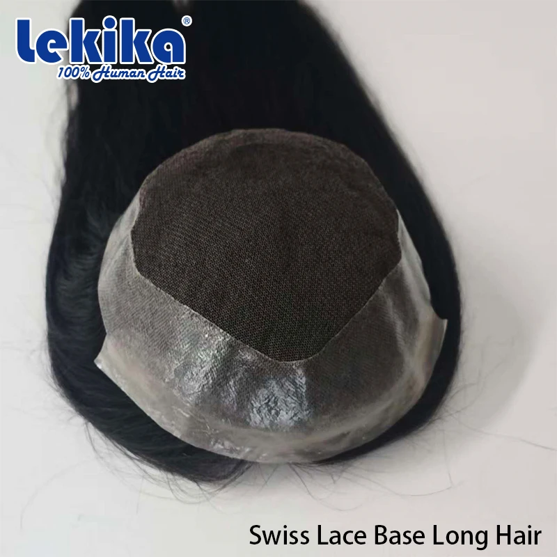 

Swiss Lace Body Wave Human Hair Wigs Clear Pu Human Hair Weave 130% Density Human Hair Wigs For Men And Women,Topper for women