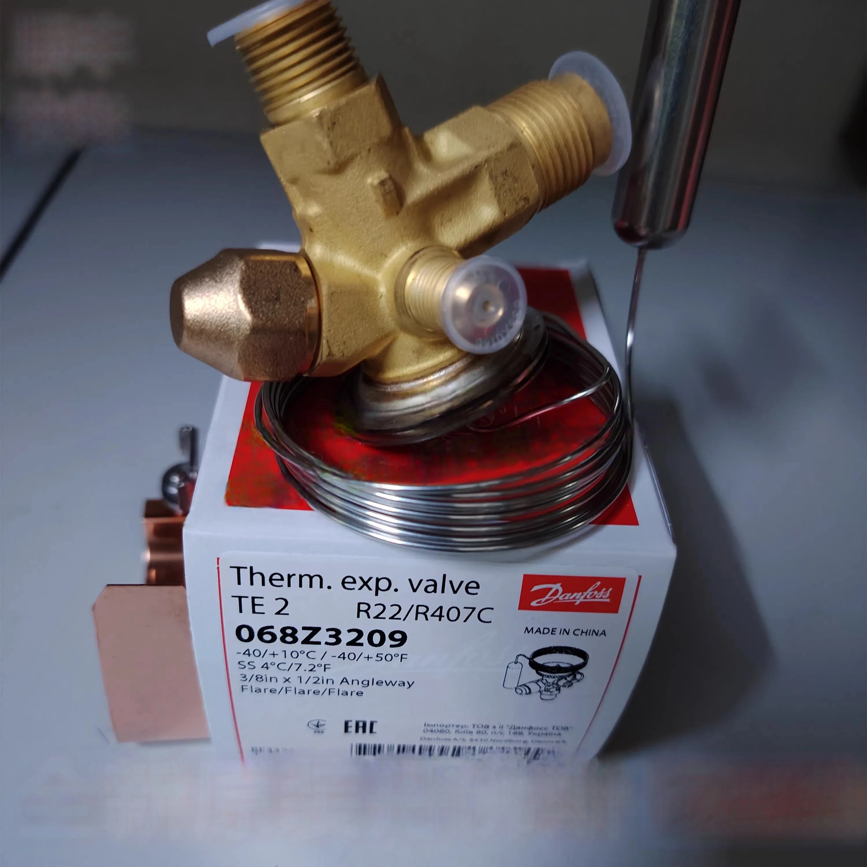 New for Danfoss thermal expansion valves TE2 (068Z3209)  TE2 (068Z3284)  TE2 (068Z3403)  TE2 (068Z3415)