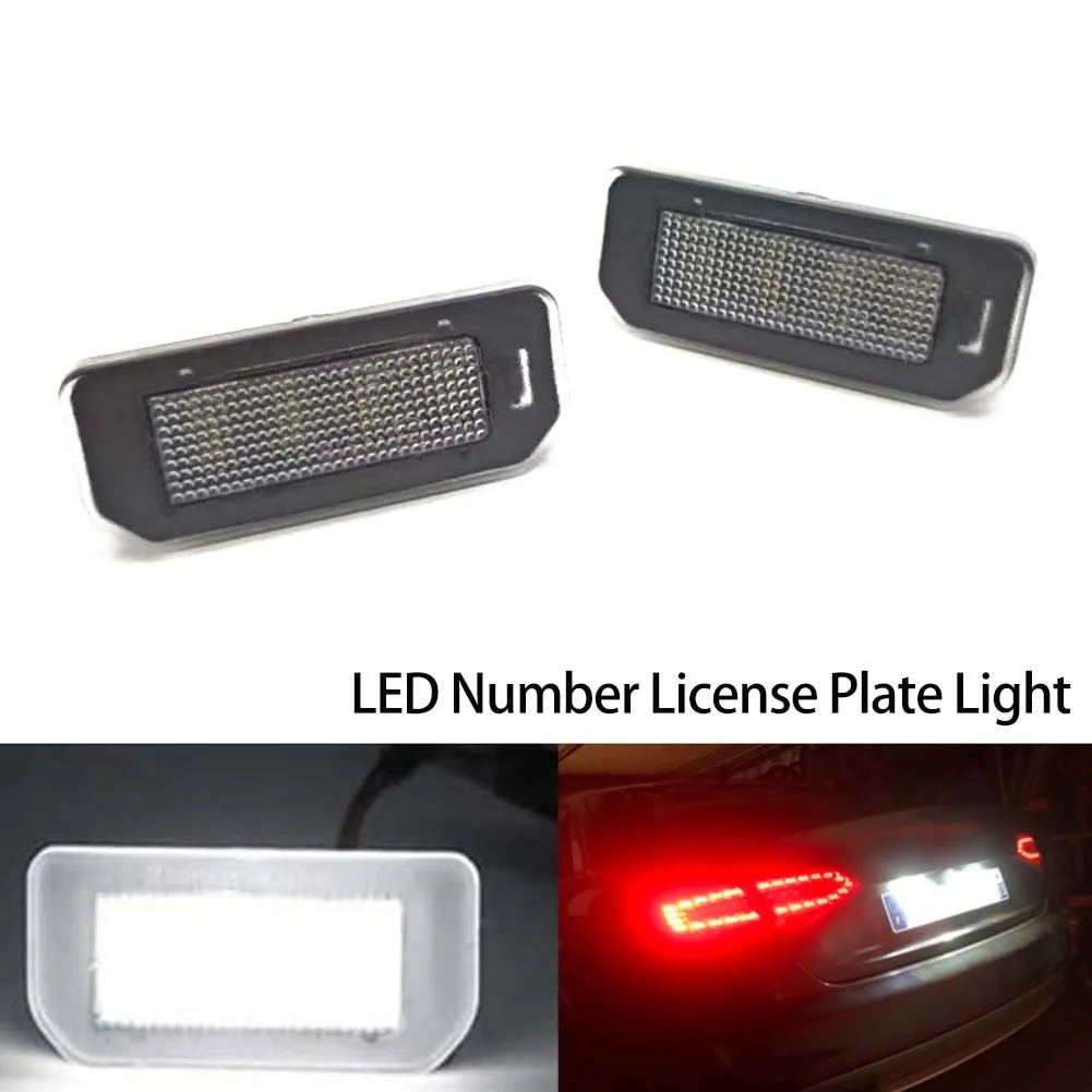 License Plate Light Lamp Replacement For Tesla Model 3 2017-2020 Model Y 2020-2022 White LED Number License Plate Light