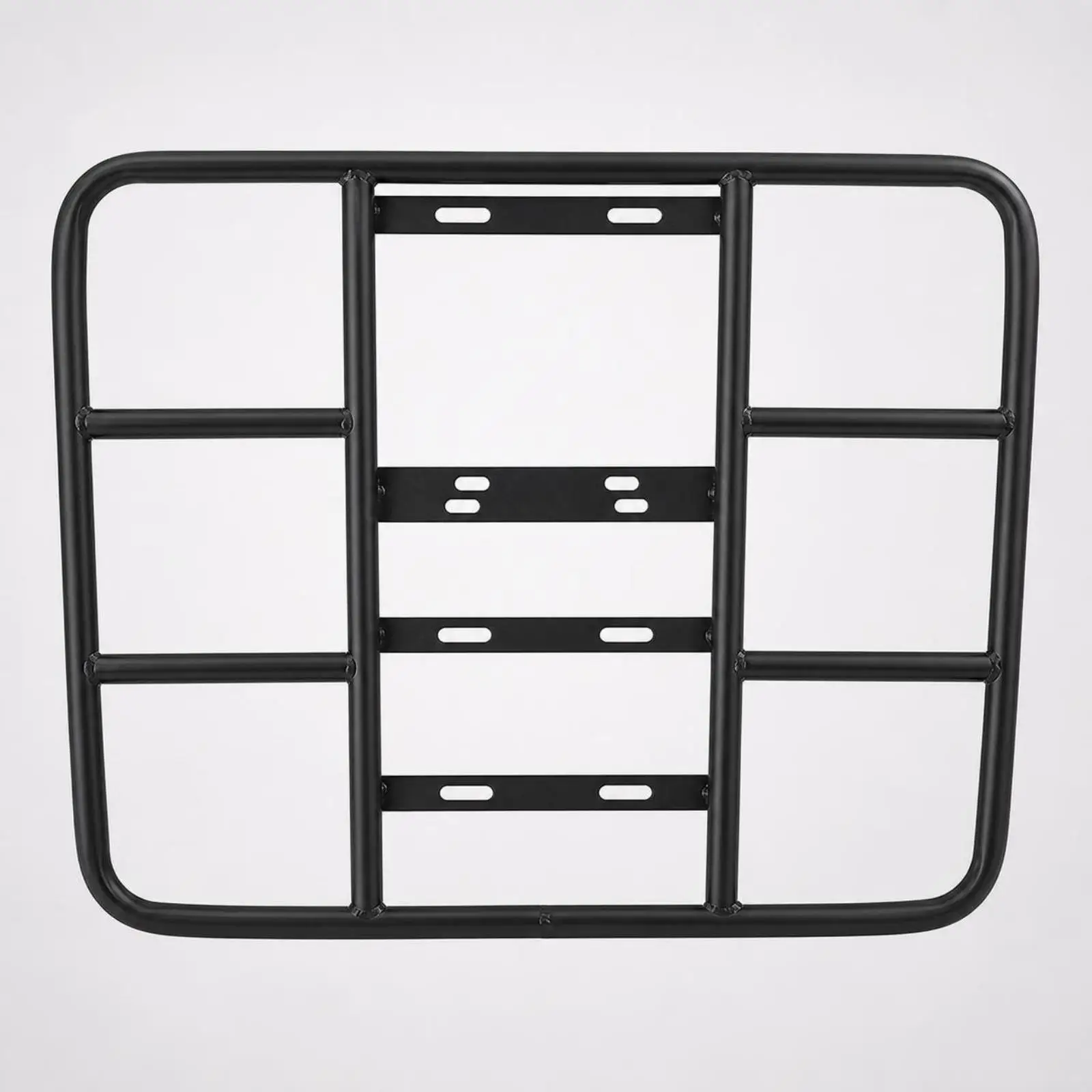 Iron Cargo Delivery Rack Mount for Electric Bicycle Rear Carrier with Elongated Slots Easy Install Professional Delivery Use