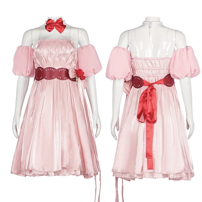 

Asuka Langley Soryu Whisper Of Flower Cosplay Costume Full Set Sweet Dress Women Princess Dress Halloween Party Carniv