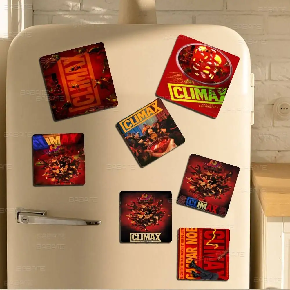 Climax Movie Fridge Magnet Creative Square Refrigerator Magnets Picture For Kitchen Office Whiteboard Home Decoration Gifts