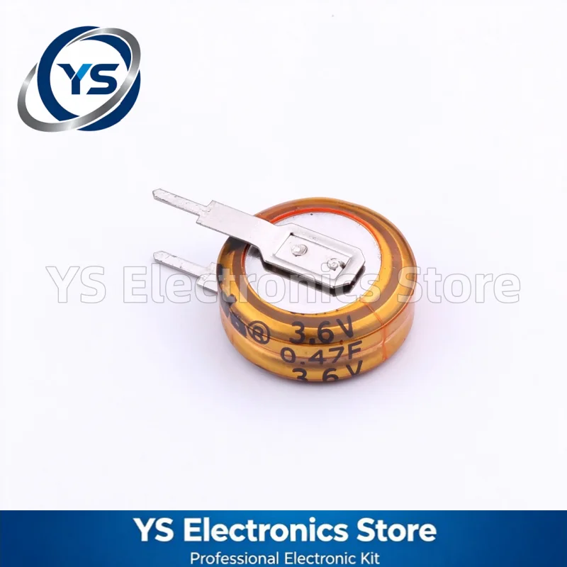 5-50pcs 3.6V 0.47F V Type Terminal CDA CBH3R6474VF-ZJ CBH Series Super Capacitor Ultra Farad Capacitors New High Quality