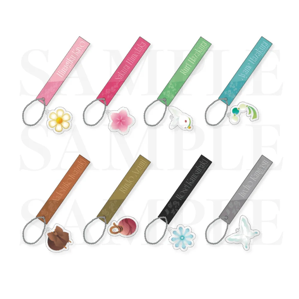 Agents of the Four Seasons Hinagiku Kayo 6cm Acrylic Stand Keychain Anime Strap Bag Pendant Otaku Collectible Decor Gift