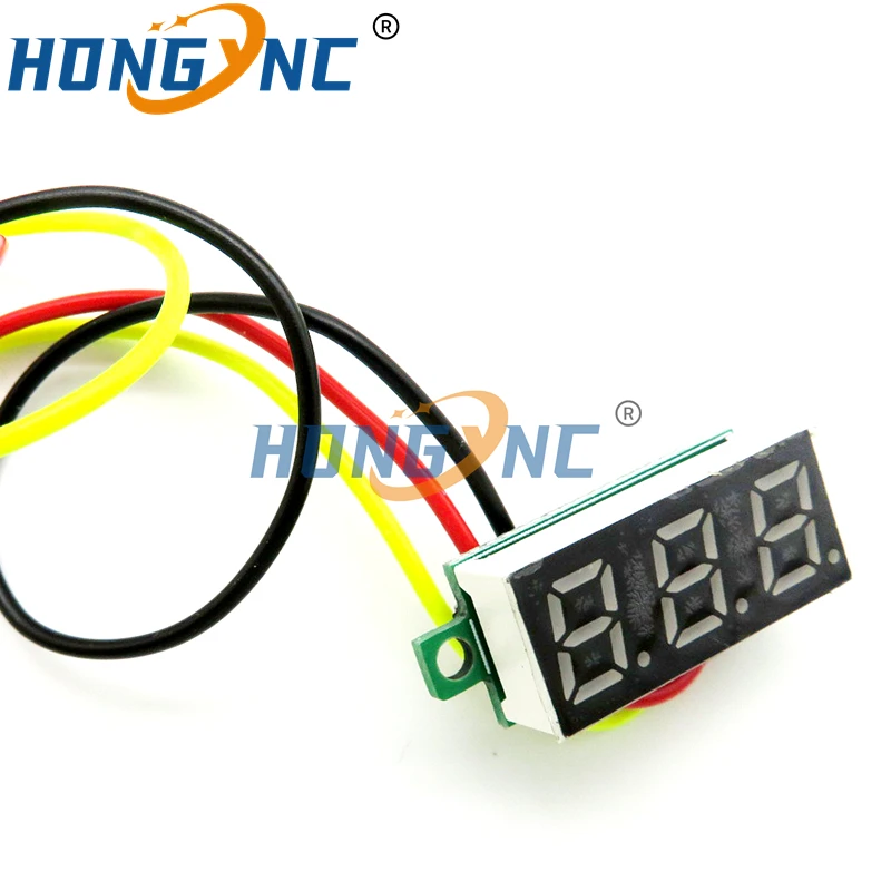 0.28 inch DC 0-100V 3-Wire Mini Gauge voltage meter Voltmeter LED Display Digital Panel Voltmeter Meter Detector Monitor Tools