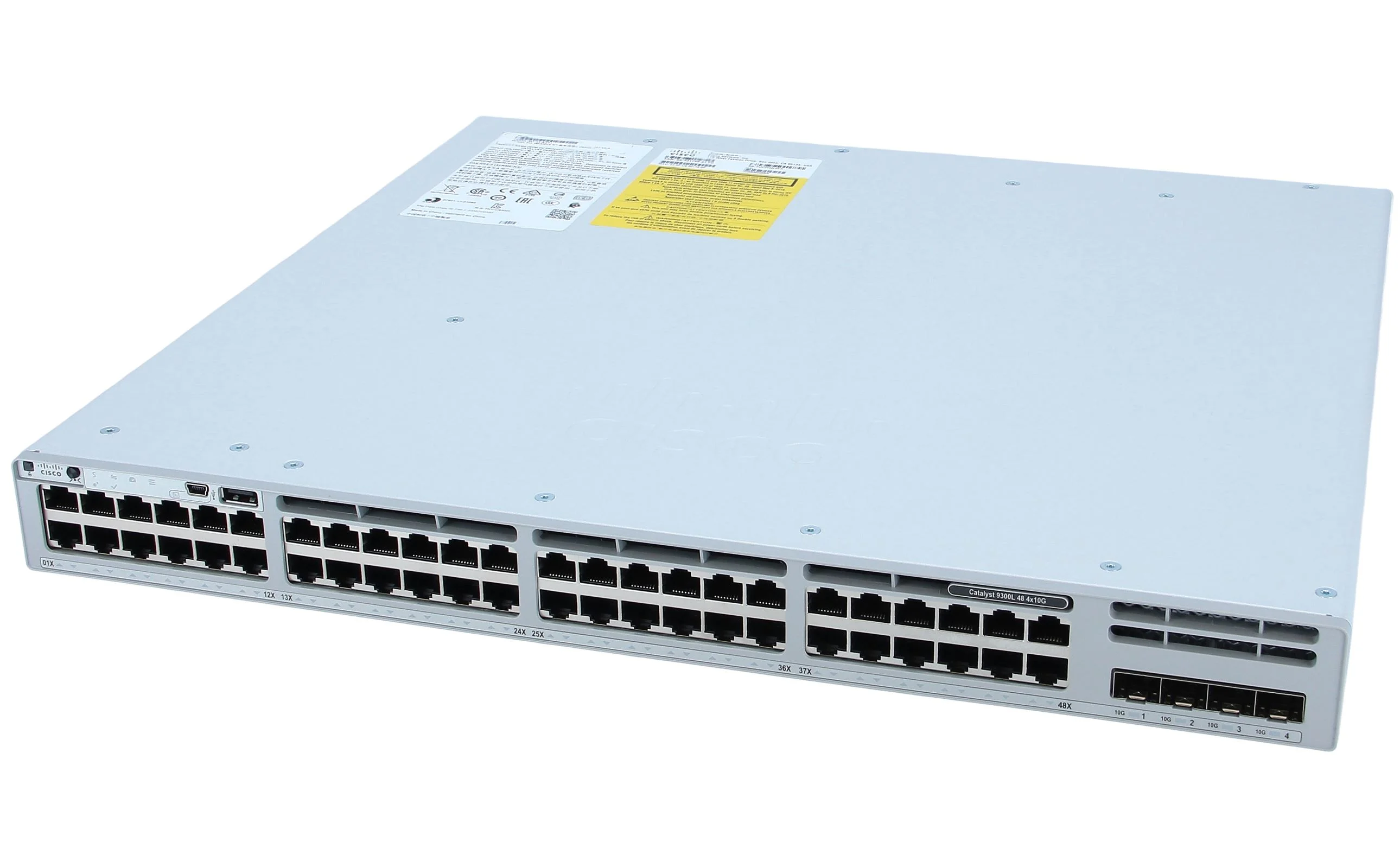 New Original gigabit 48 port internet duplex industrial rj45 sfp  power C9300L-48P-4X-A poe ethernet network switch