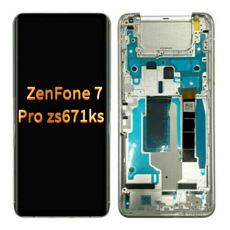 OEM for Asus ZenFone 7 Pro zs671ks AMOLED LCD screen digitizer ± frame replacement for ZenFone 7 zs670ks i002d