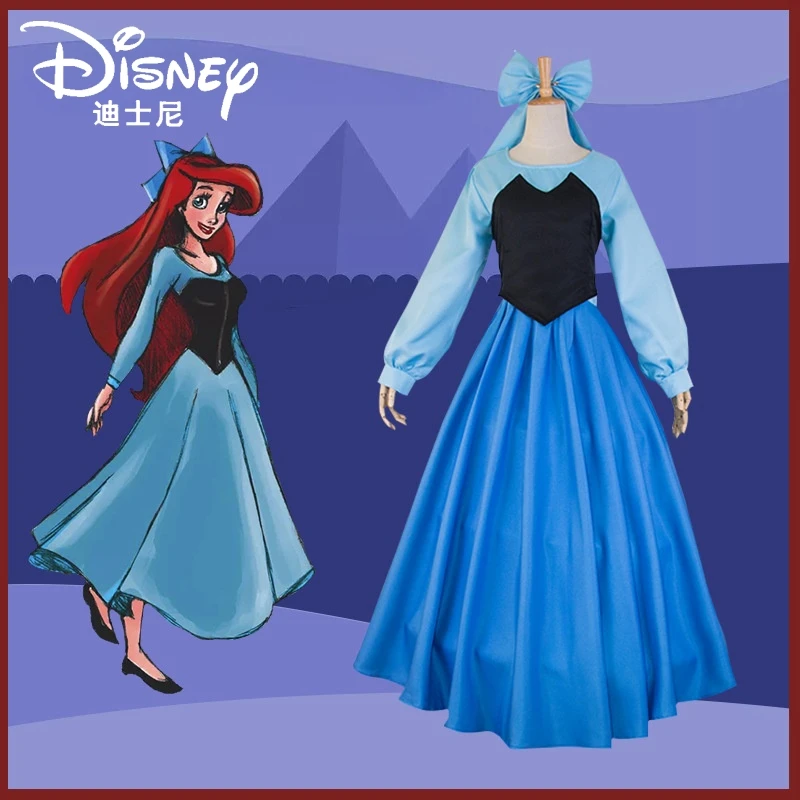 New Hot Disney Ariel Costume The Little Mermaid Cosplay Costume Ariel Princess Dress Suits Halloween Carnival Adult Clothe Women