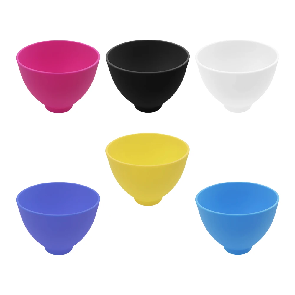 1Pcs Colored Dental Plaster Mixing Bowl Silicone Mixing Cup Flexible Rubber Dentist Lab Oral Hygiene Teeth Whitening Tools