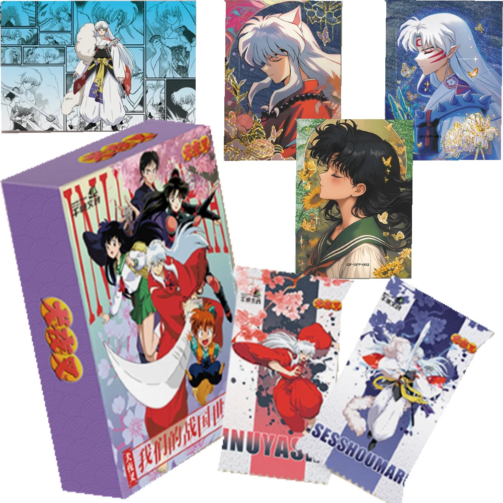 

Wholesale Inuyasha Cards Collection for Children Our Warring States World Rare Commemorative Coin Inlay Cards Toy Birthday Gifts