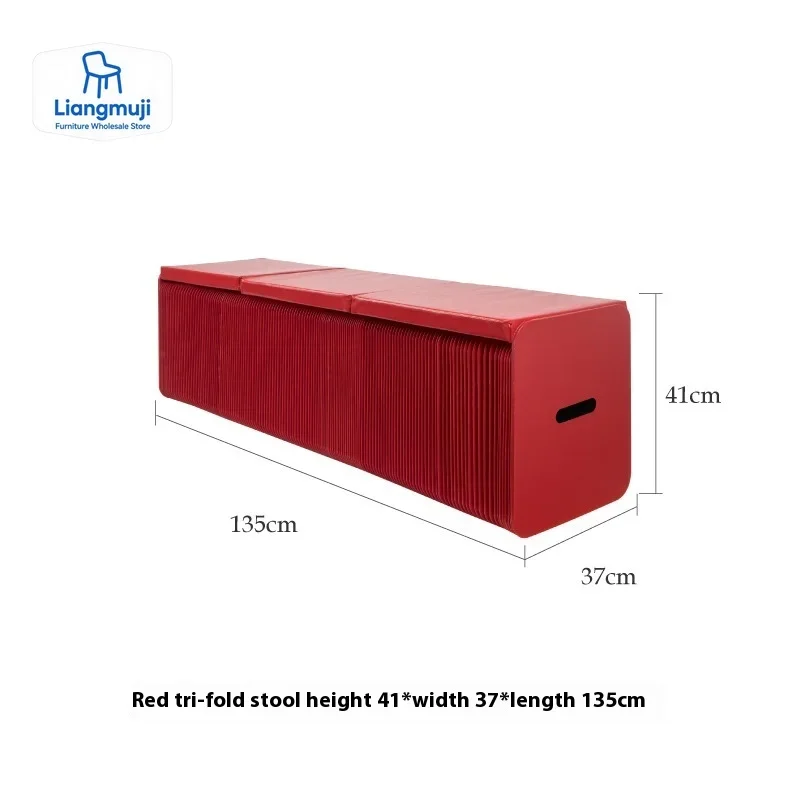 

Piano Stools Creative Retractable Long Paper Stools Fashionable Organ Rectangular Folding Stool, Home Multi-functional Stool