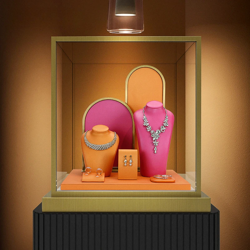 

Necklace Model Jewelry Display Window Figure Neck Jewelry Display Prop Earring Ring