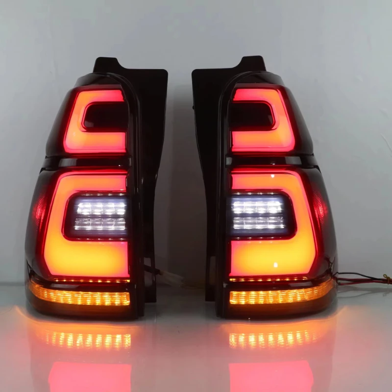 Tail light dynamic steering signal reversing brake light