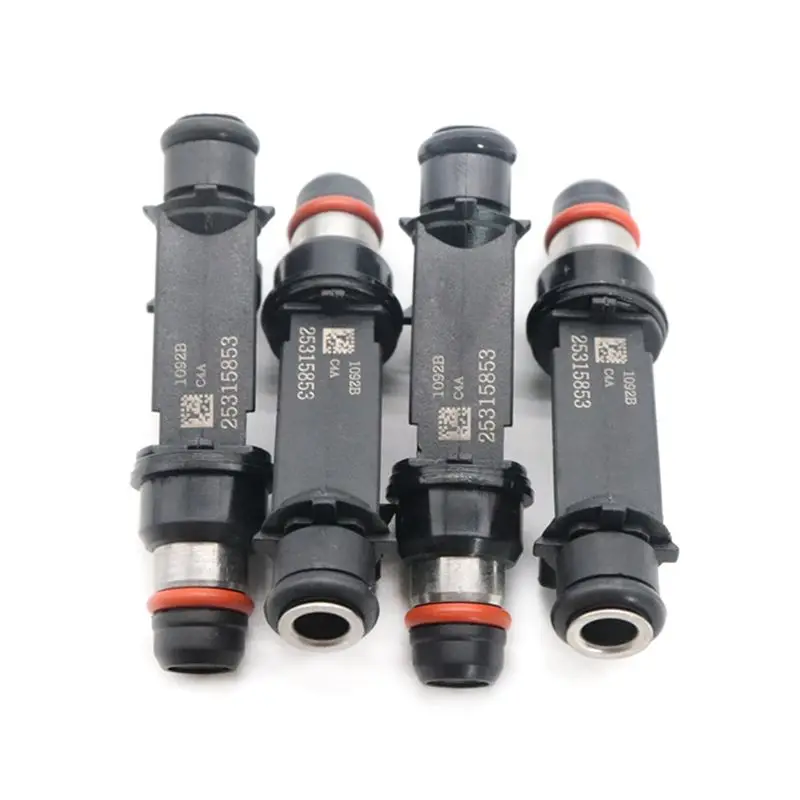 A65P-4Pcs Impedance Nozzle Fuel Injectors 96386780 25315853 For Chevy Aveo 1.6L Opel Pontiac Wave 2004-2008 25334150