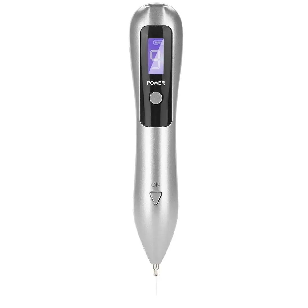 Stylo laser plasma LCD à 9 niveaux pour l'élimination des grains de beauté du visage, des tatouages et des taches foncées, dispositif de traitement des taches de rousseur et des verrues