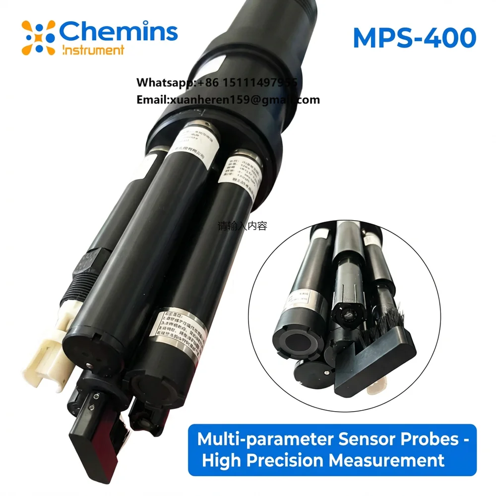 Chemins Smart Aquaculture Water Monitoring System Sensor Probe with Anti-fouling Copper Guard for Long-term Underwater Use