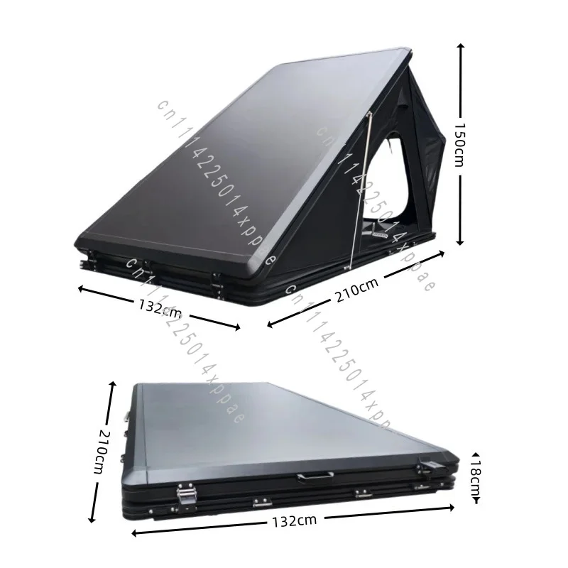 Hard Roof Top , Tent Outdoor Camping Waterproof Aluminum Rooftop
