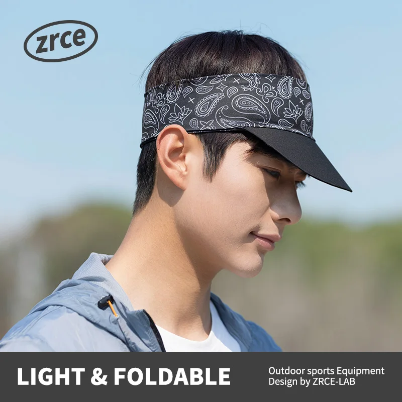 

3D Print Summer Breathable Air Sun Hats Men Outdoor Fishing Visor UV Protection Top Empty Tennis Running Sunscreen Cap