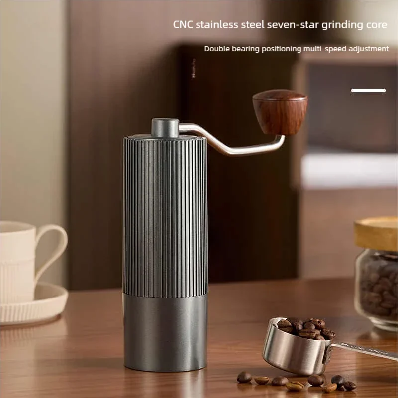 

2025 Hand Cranked Bean Grinder Seven Star Coffee Grinder Household Steel Core Hand Cranked Coffee Grinder Coffee Machine
