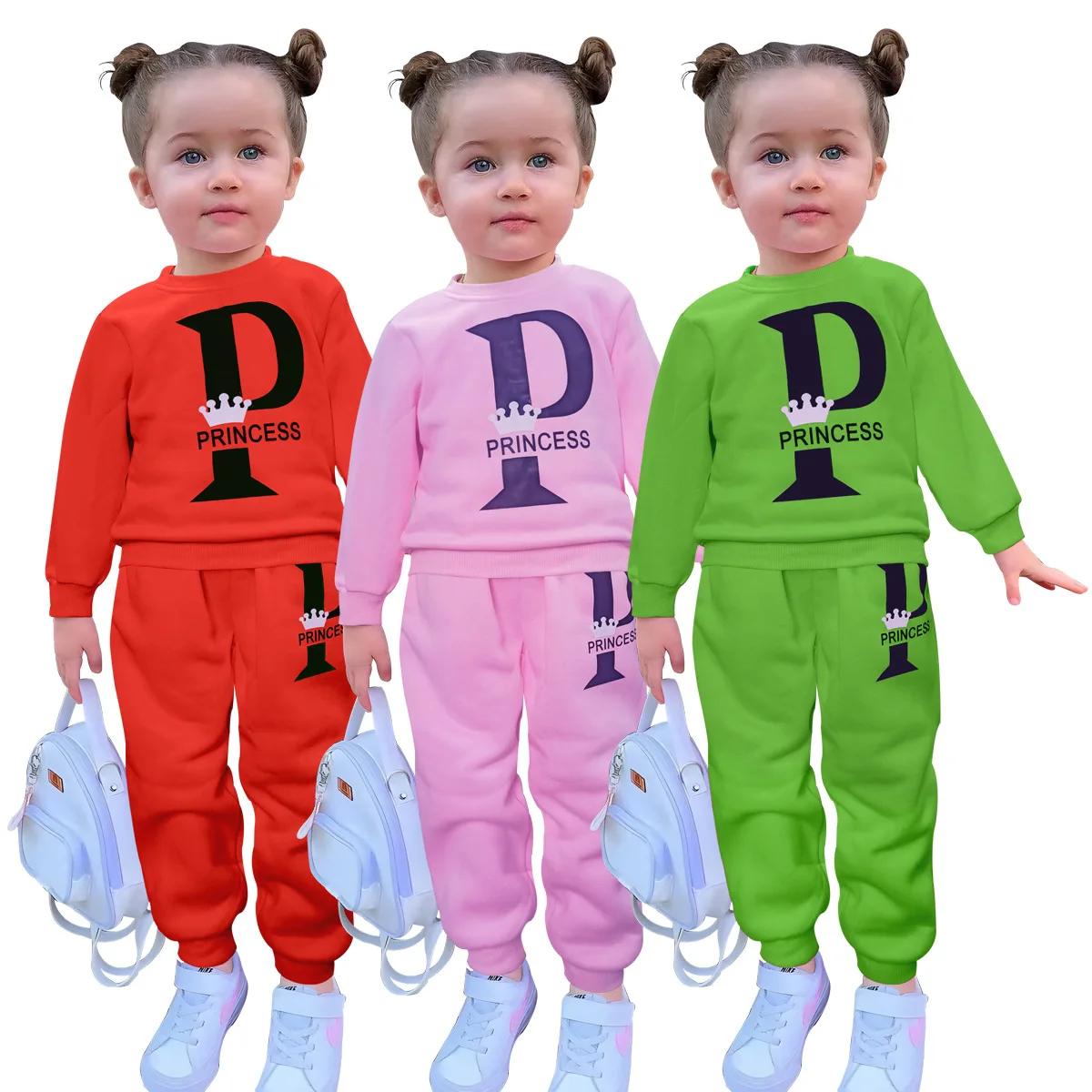 2pcs/set Girls Outfits Baby Kids Girls Clothes Tracksuits 2024 Spring Autumn Toddler Children\'s Casual Clothing For Girl 1-8y