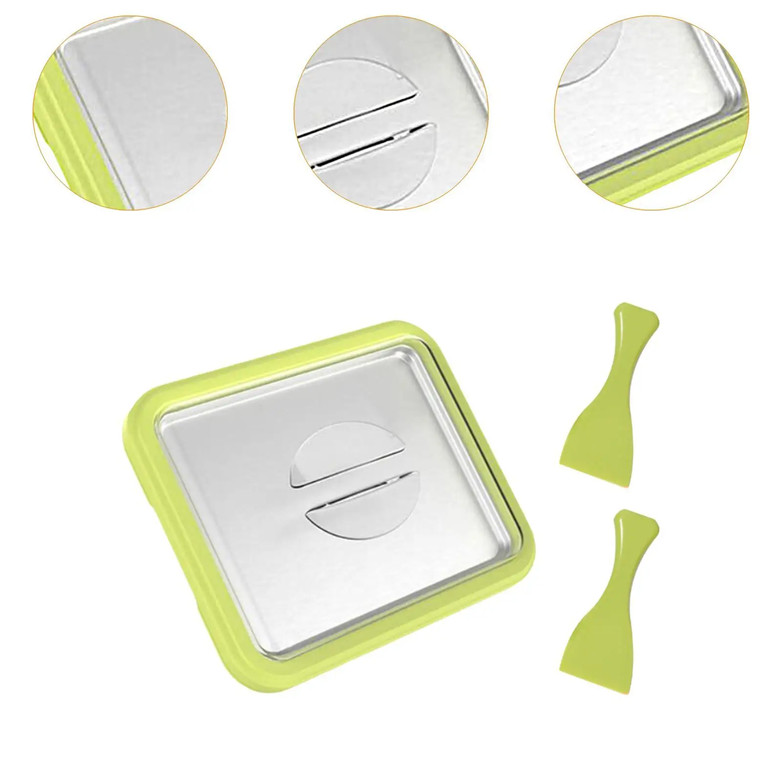 Ice Cream Plate Maker Cold Pan Plate Multipurpose DIY Fried Yogurt Machine for