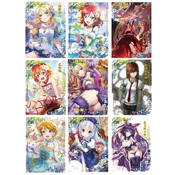 ONE PIECE UR series Makise Kurisu Anime characters Bronzing game collection card rare Cartoon toy flash card Christmas gift