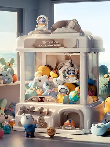 2024 New Home Doll Grabbing Machine Large Children's Toy Clip Doll Small Twisted Egg Girl Holiday Gift