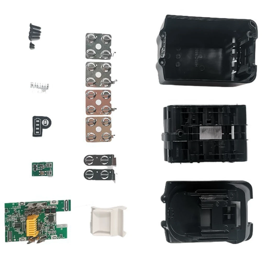 A62X Battery Plastic Case PCB Charging Circuit Board Kit for Makita 18V 18650 10 Core Power Tools Battery Box view 2